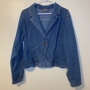 Motto Y2K Denim Blazer Jacket Size M/L
